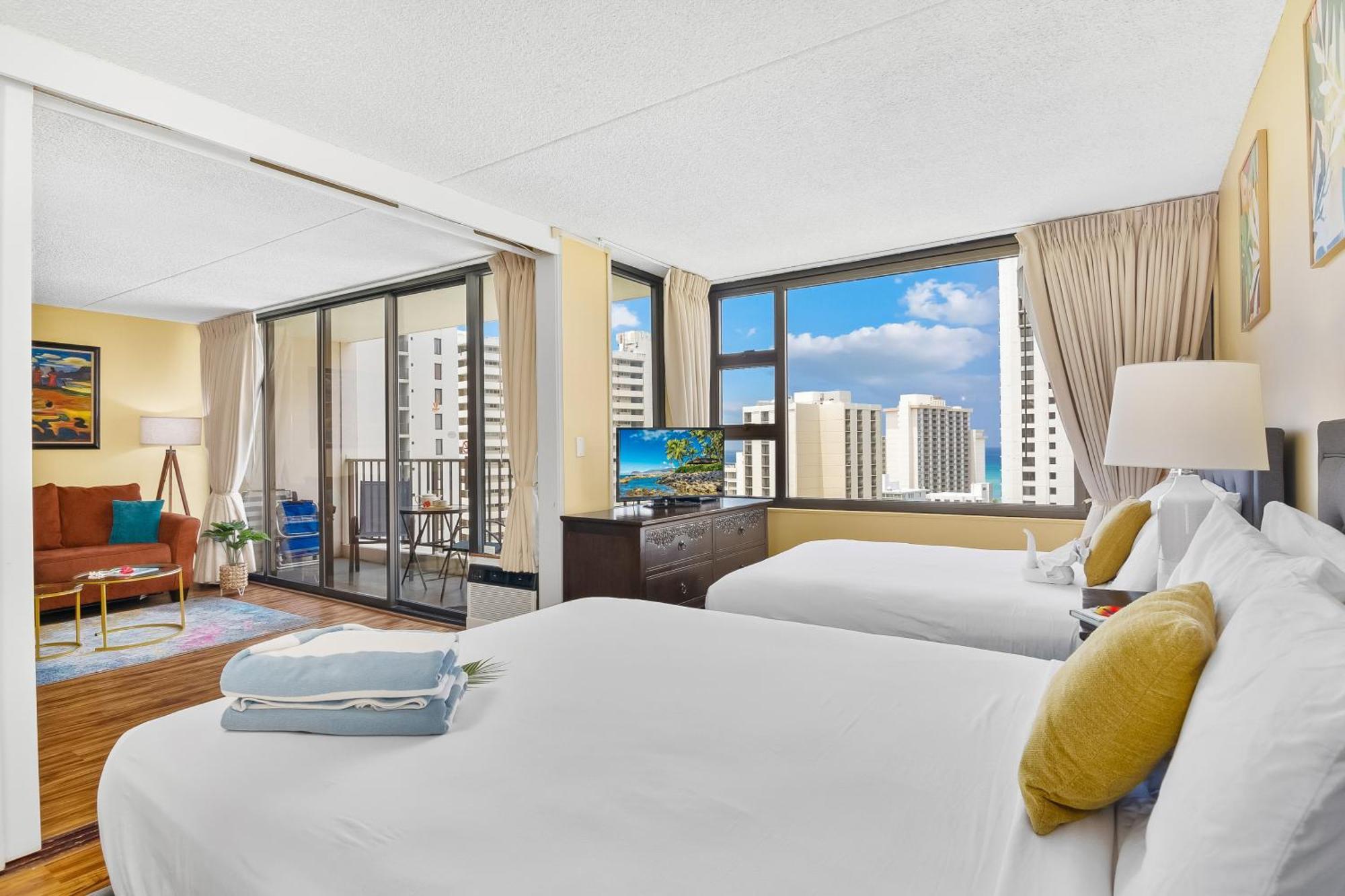 Beautiful 1Br, Steps To Waikiki Beach And Parking Honolulu Exterior foto